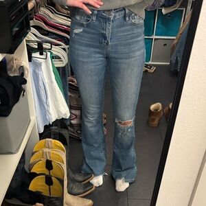 Flying Monkey Light Blue Flare Jeans